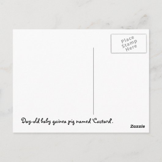 baby briefkaart (Achterkant)