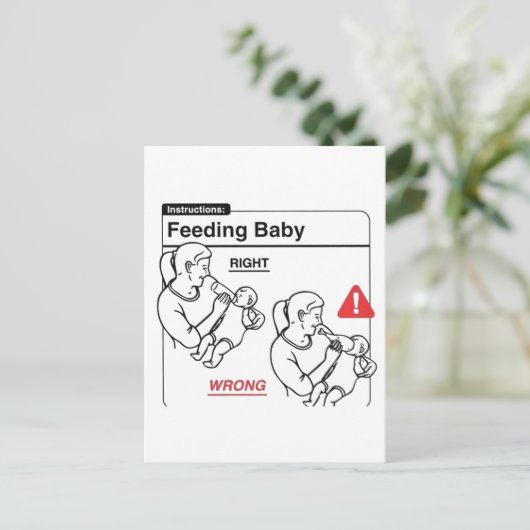 Baby Briefkaart (Staand voorkant)
