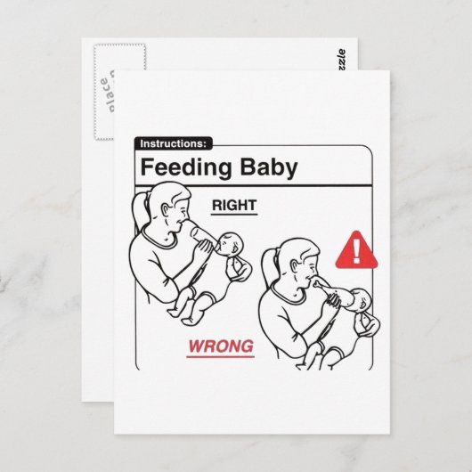 Baby Briefkaart (Voorkant / Achterkant)