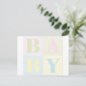 Baby Briefkaart (Staand voorkant)