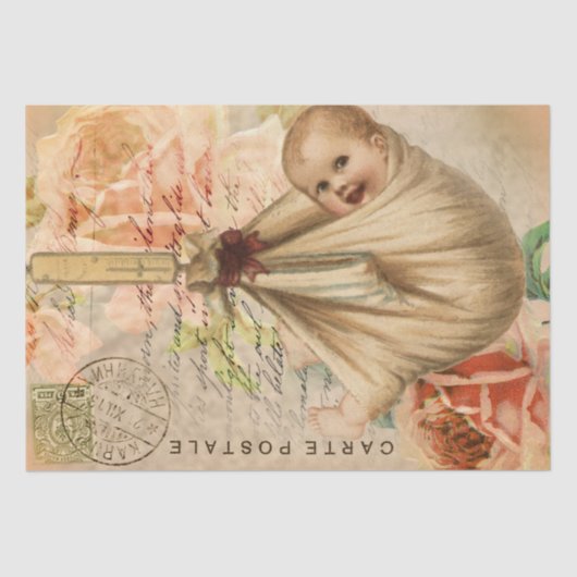  Baby Briefkaart-debetpapier Tissuepapier (Voorkant)