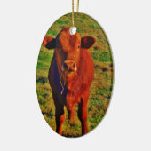 BABY BROEIENDE KOE ETIEN KERAMISCH ORNAMENT (Links)