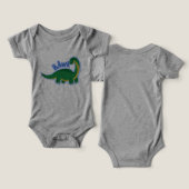 Baby-Brontosaurus-afdruk (Ontwerp Voorkant & Achterkant)