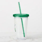 Baby Brontosaurus Cartoon Dinosaur Uitrusting Acryl Drinkbeker (Links)