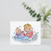 Baby Brother Briefkaart (Staand voorkant)