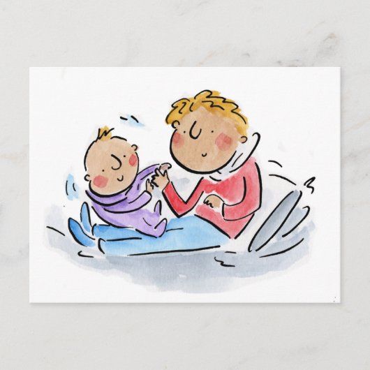 Baby Brother Briefkaart (Voorkant)