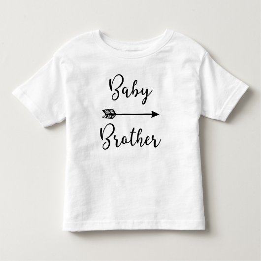 Baby Brother ~ Brother Design Arrow Kinder Shirts (Voorkant)