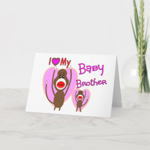 Baby Brother "Ik hou van mijn Baby-broer" Kaart