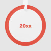 Baby Brother met Big Brother gepersonaliseerd Ornament (achterkant)