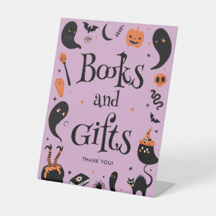 Baby Brouwen Halloween Baby shower Boeken & Gesche Reclamebord Met Voetstuk