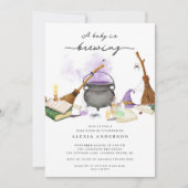 Baby Brouwen Oktober Baby shower Kaart (Voorkant)