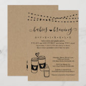 Baby Brouwerij Genderneutrale tweelingstroop Baby Kaart (Voorkant / Achterkant)