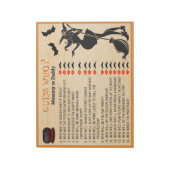 Baby brouwerij Halloween Witch raad wie Notitieblok (Linkerzijde)