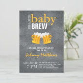 Baby brouwerijfeestdag voor vader kaart (Staand voorkant)