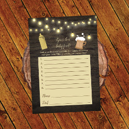 Baby Brouwgoud raadt het Baby-schoenenspel Kaart