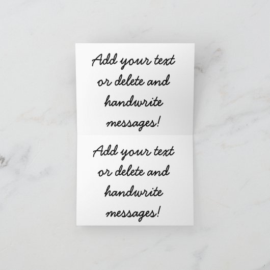 Baby brouwt Baby shower Bedankkaart (Binnen)