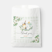 Baby brouwt Baby shower Bedankzakje (Voorkant)