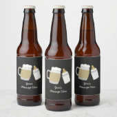 Baby brouwt Baby shower Bier Etiket (Flessen)