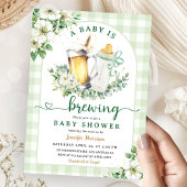 Baby Brouwt Baby shower Bier Genderneutraal Kaart