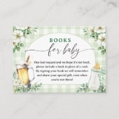 Baby Brouwt Baby shower Bierboeken Voor Baby Informatiekaartje (Voorkant)