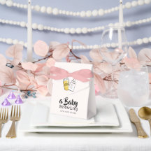 Baby Brouwt Bier Babyfles Roze Baby Shower