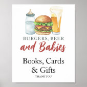 Baby brouwt bier Boeken Kaarten & Geschenken Poster (Voorkant)