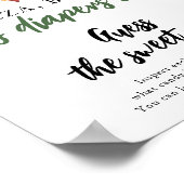 Baby brouwt bier Guess de zoete rotzooi Poster (Hoek)