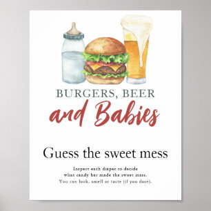 Baby brouwt bier Raad de zoete bende Poster