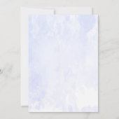 Baby brouwt Blue Bottle Waterverf Baby shower Kaart (Achterkant)