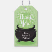 Baby brouwt douche Halloween ketel Cadeaulabel (Voorkant)