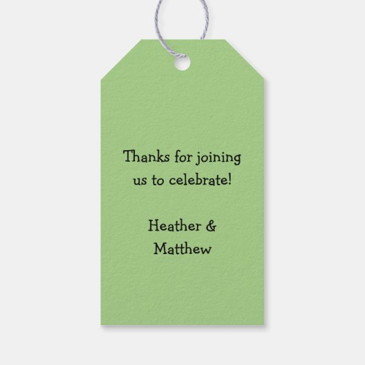 Baby brouwt douche Halloween ketel Cadeaulabel (Achterkant)