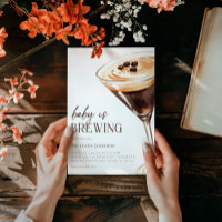 Baby brouwt Espresso Martini Baby shower