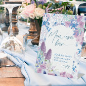 Baby brouwt floraal Baby shower Mimosa bar Reclamebord Met Voetstuk