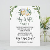 Baby brouwt groen mijn water brak spel Kaart (Staand voorkant)