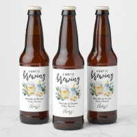 Baby Brouwt Groene Baby Shower Blij