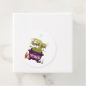 Baby brouwt Halloween Cauldron Baby shower Bedankjes Labels (In situ)
