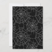 Baby brouwt Halloween herfst baby shower Kaart (Achterkant)