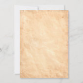 Baby brouwt heks Halloween Baby shower Kaart (Achterkant)