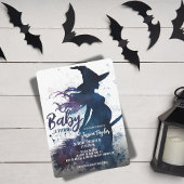 Baby brouwt heksenbezems Waterverf Kaart