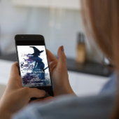 Baby brouwt heksenbezems Waterverf Kaart