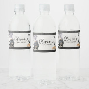 Baby brouwt heksenketel Baby shower Waterfles Etiket