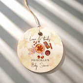 Baby brouwt herfst herfst baby shower gunst bedankjes labels