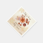 Baby brouwt herfst herfst baby shower servet (Hoek)