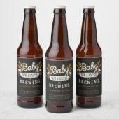 Baby brouwt het bierlabel bier etiket (Flessen)