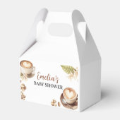 Baby Brouwt Koffie Baby Shower Bedankdoosjes (Achterkant)