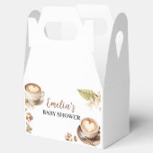 Baby Brouwt Koffie Baby Shower Bedankdoosjes (Geopend)