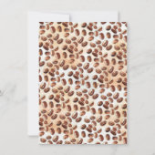 Baby brouwt koffiebier baby-flessendouche kaart (Achterkant)