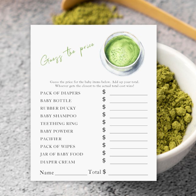 Baby brouwt matcha - Prijs raad spel (Creator heeft geüpload)