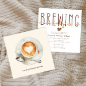 Baby brouwt modern Baby shower Kaart