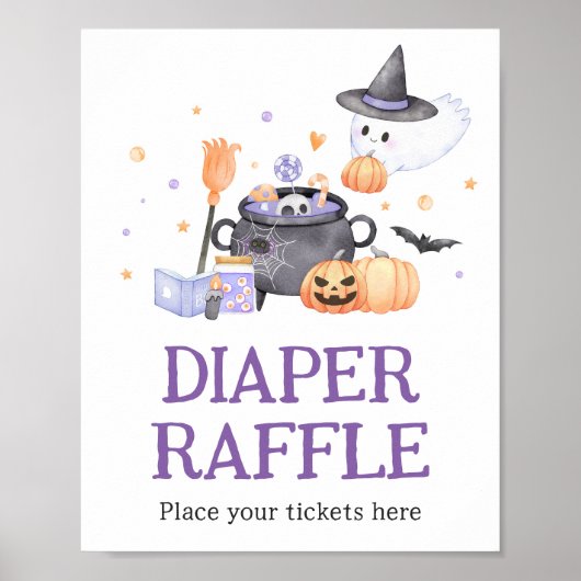 Baby brouwt Paarse luierkrabbel Poster (Voorkant)